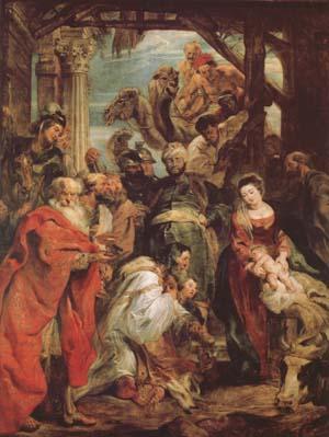 Peter Paul Rubens THe Adoration of The Magi (mk27) oil painting image